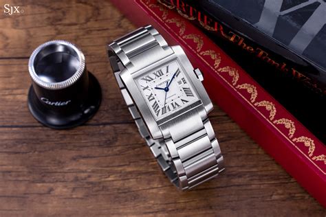 cartier tank francaise men's|cartier men's watch tank francaise.